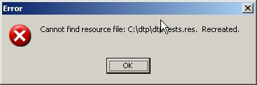 Error Message